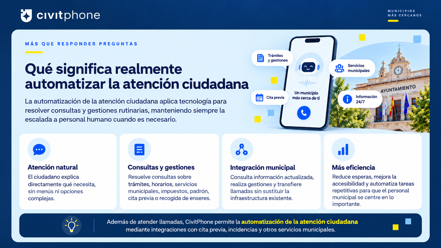 inteligencia artificial para ayuntamientos que ya pueden aplicarse hoy